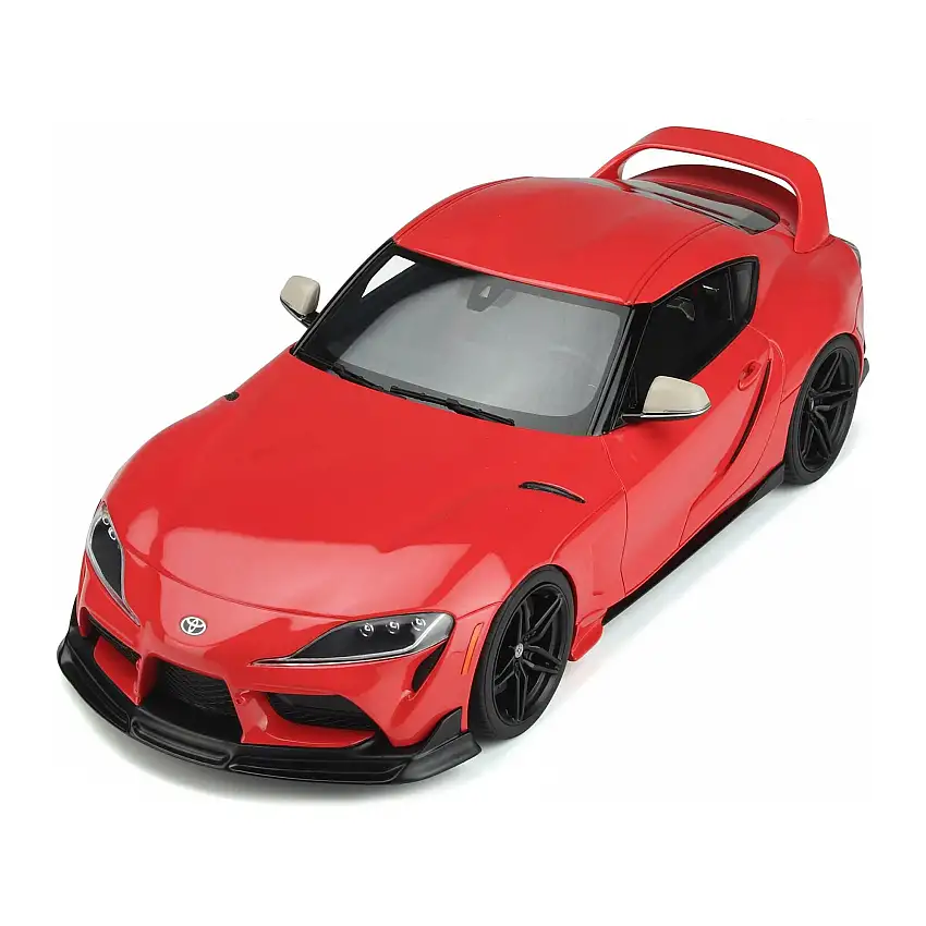 2020 Toyota Supra GR Heritage Edition Red 1/18 Model Car by GT Spirit