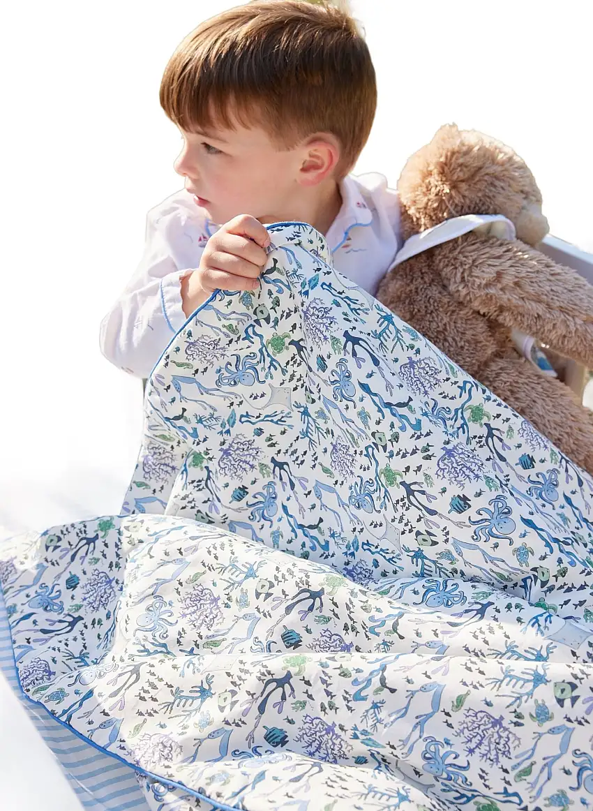 Coral Reef Crib Quilt