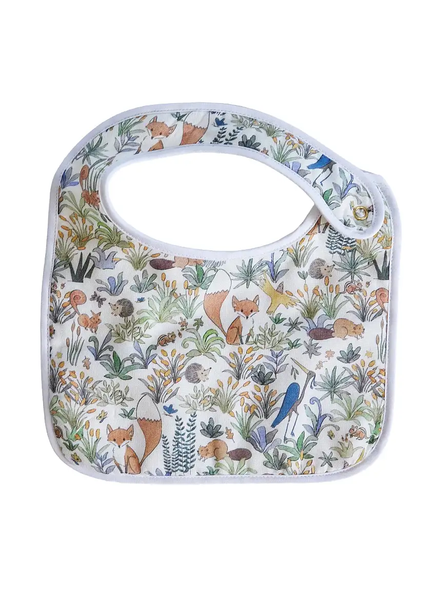 Foxy Forest Bib