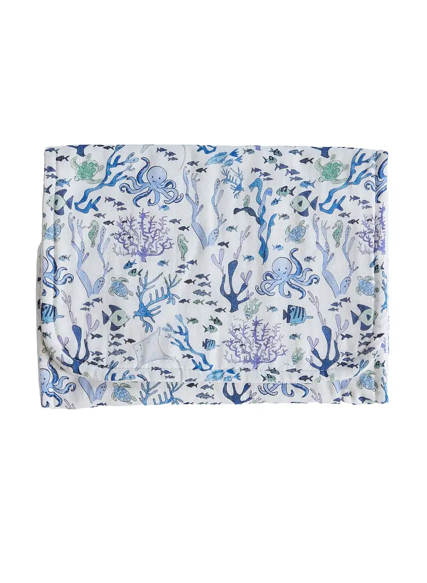 Coral Reef Burp Cloth