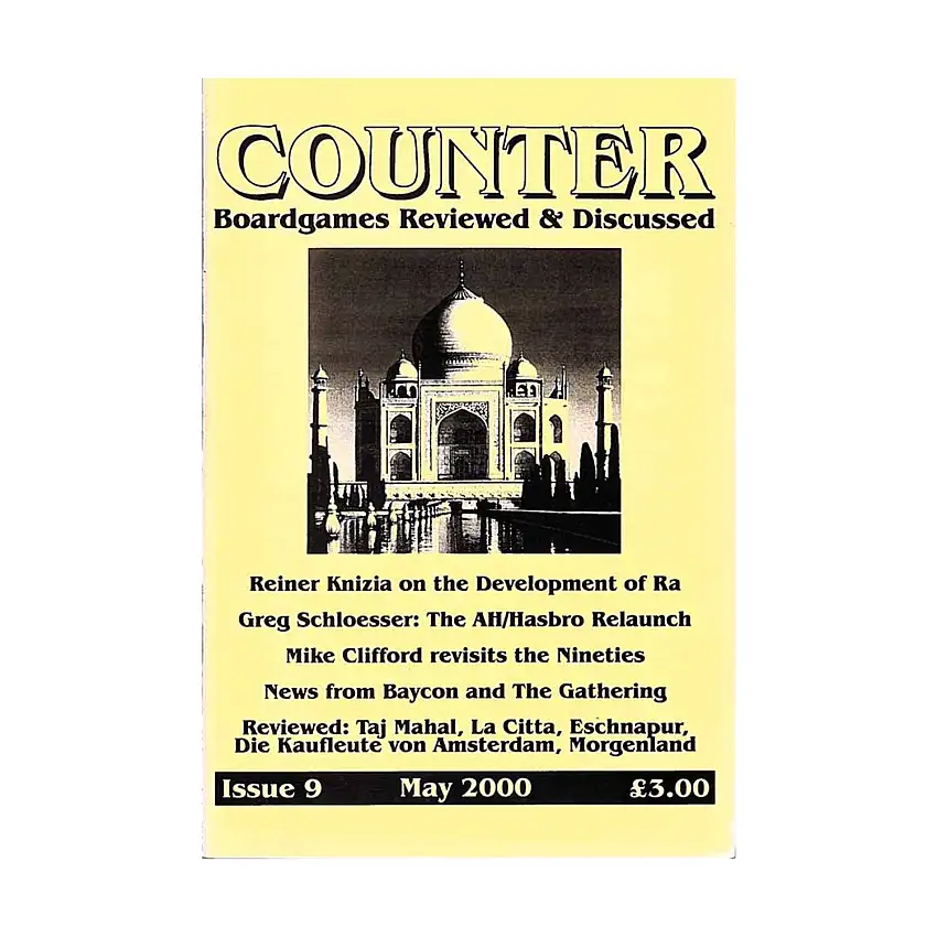 #9 "Reiner Knizia On the Development of Ra, The AH/Hasbro Relaunch, Mike Clifford Revisits the Nineties"