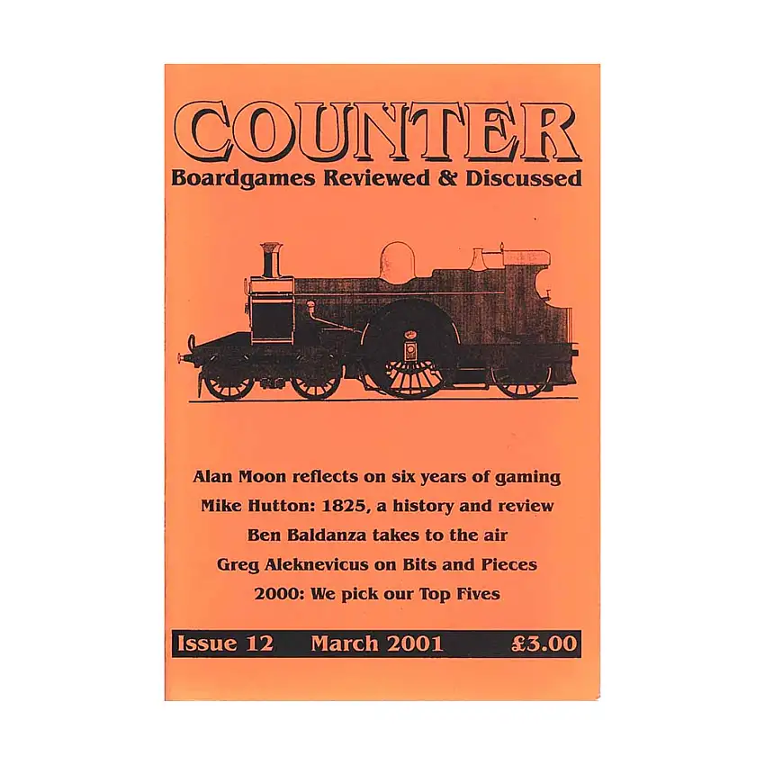 #12 "Alan Moon Reflects On Six Years of Gaming, 1825, A History and Review, Ben Baldanza Take to the Air"