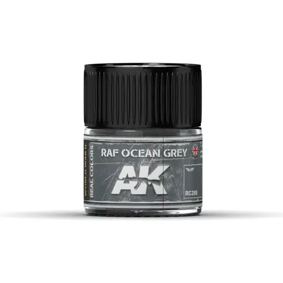 AK Interactive Real Color RAF Ocean Grey 10ML Acrylic Hobby Paint Bottle