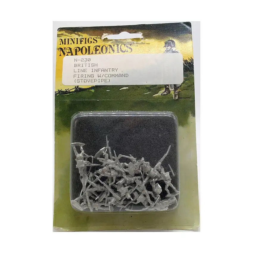 British Line Infantry Firing w/Command