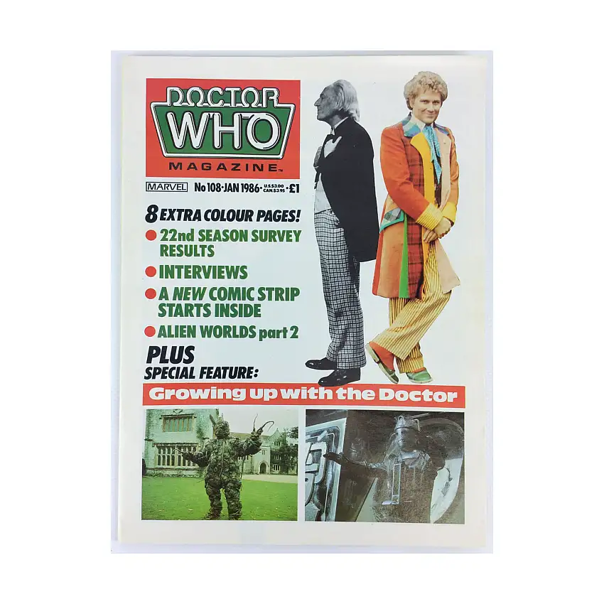 #108 "Growing Up With the Doctor, 22nd Season Survey Results, Alien Worlds Part 2"