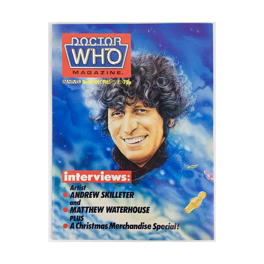 #107 "Christmas Merchandise Special, Andrew Skilleter Interview, Matthew Waterhouse Interview"