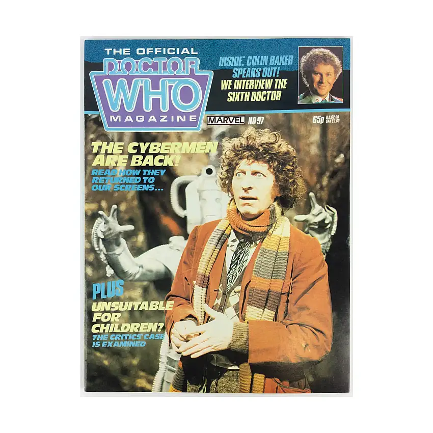 #97 "Colin Baker Interview, The Cybermen Are Back, Unsuitable for Children?"