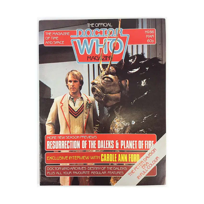 #86 "Resurrection of the Daleks, Planet of Fire, Carole Ann Ford Interview"