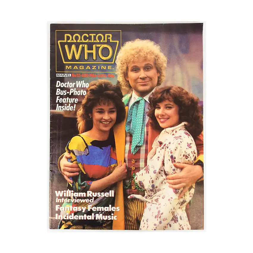 #115 "Doctor Who Bus-Photo, William Russell Interviewed, Fantasy Females"