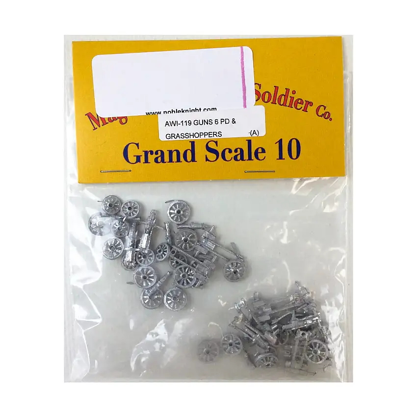 6 pdr. Guns & Grasshioppers