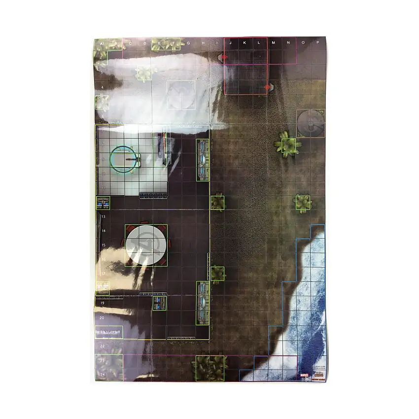 Avengers Island/Office Building Double-Sided Map