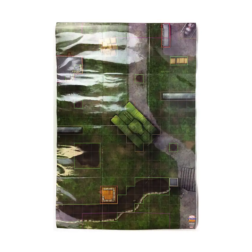 Airbase & The Bank Double-Sided Map