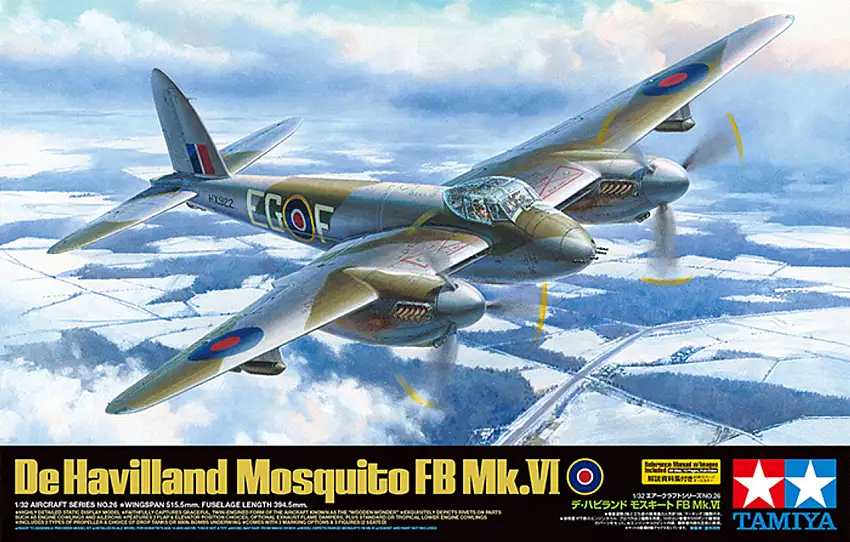 De Havilland Mosquito FB Mk.VI 1/32 Tamiya