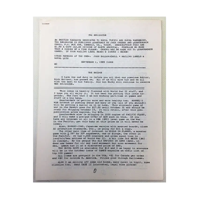 #2 "U.S. Battleships, The Hunt for Red October"