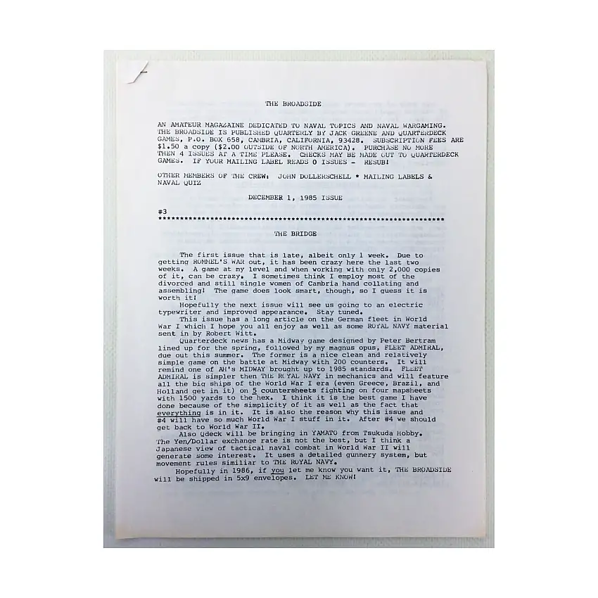 #3 "The Imperial German Navy 1910-14"