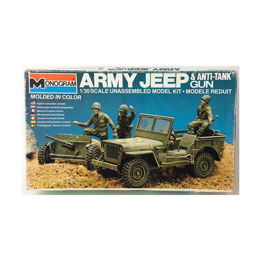 Army Jeep & Anti-Tank Gun