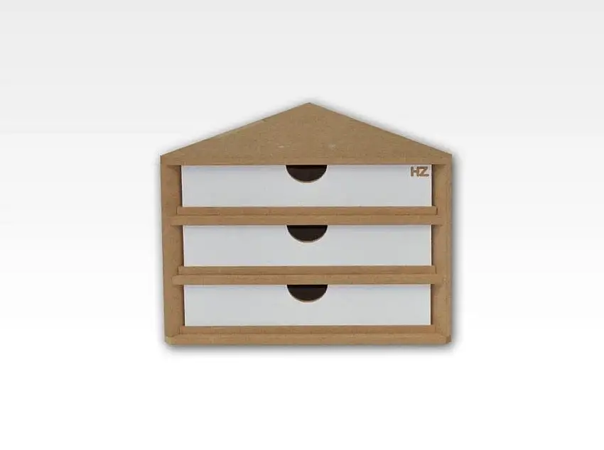 OM11 Ending Corner Drawers Module