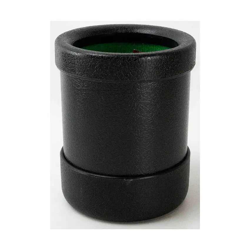 Bar Dice Set (5 Crooked Red w/White) w/Dice Cup