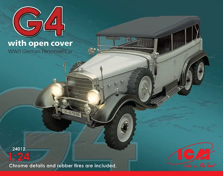 WWII G4 German Personnel Car 1/24 ICM Models