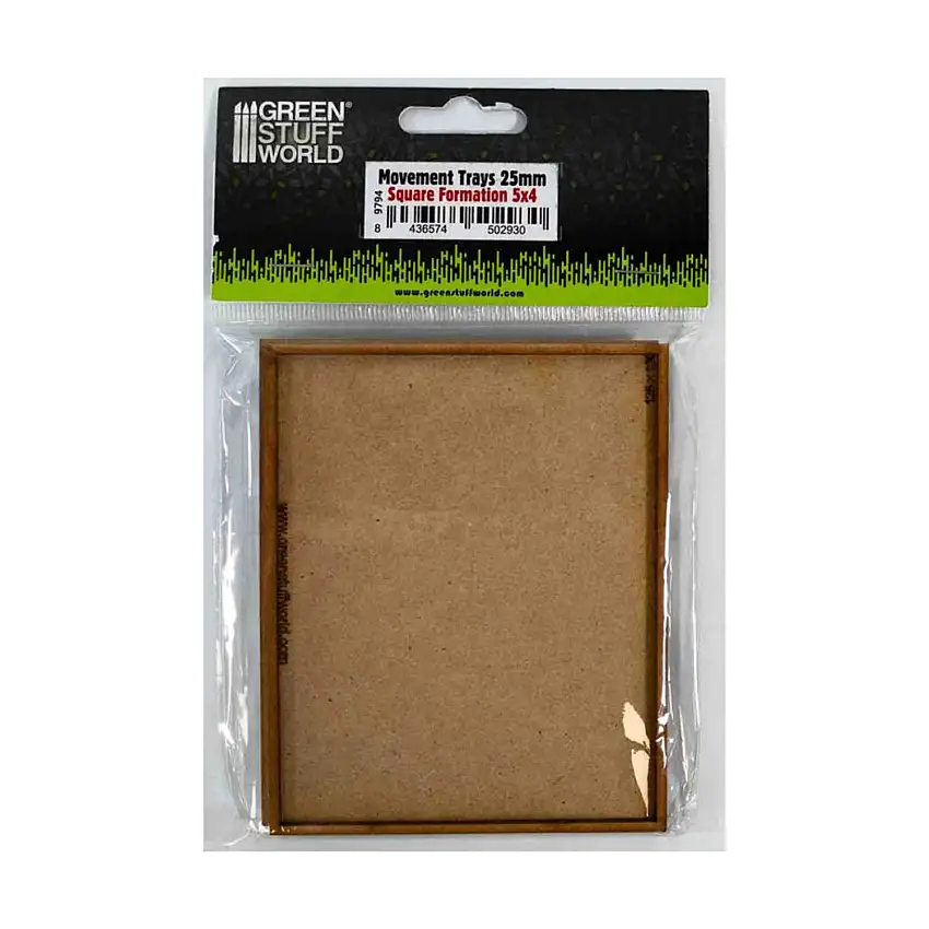 25mm Square Movement Trays - 5x4