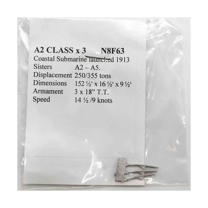 A2 Class Coastal Submarine 1913