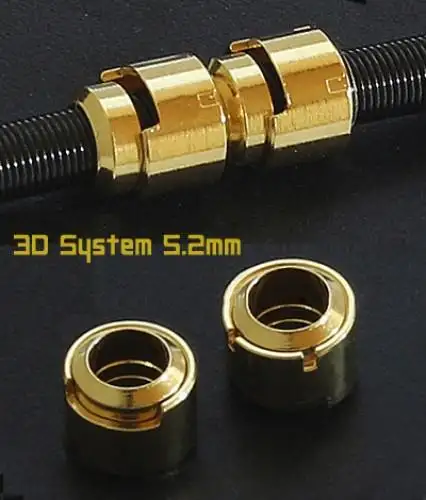 3D.System Metalpipe/Gold 5.2mm 30 ct