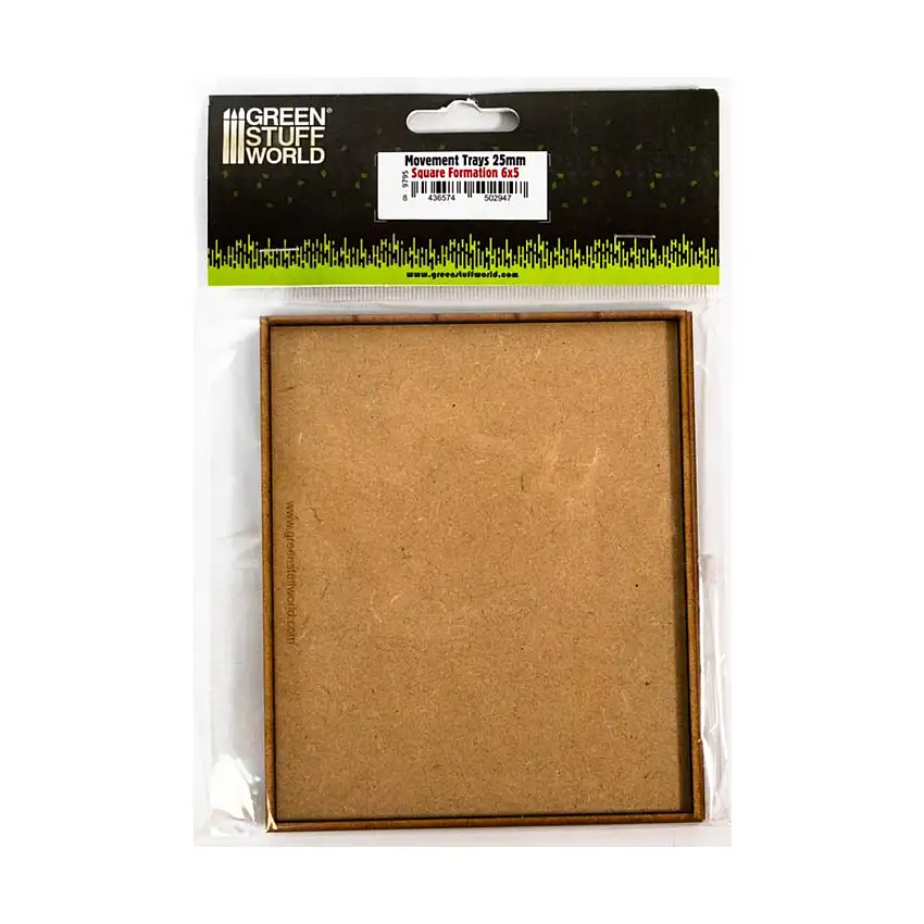 25mm Square Movement Trays - 6x5
