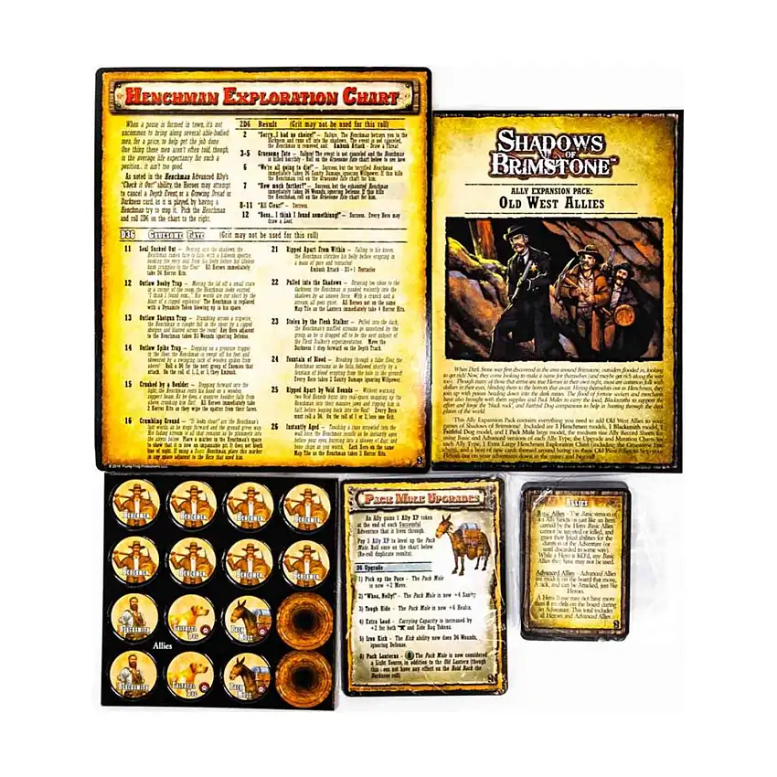 Allies of the Old West Expansion - No Figures!