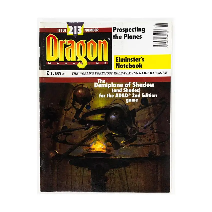 #213 "Prospecting the Planes, Elminster's Notebook, The Demiplane of Shadow"