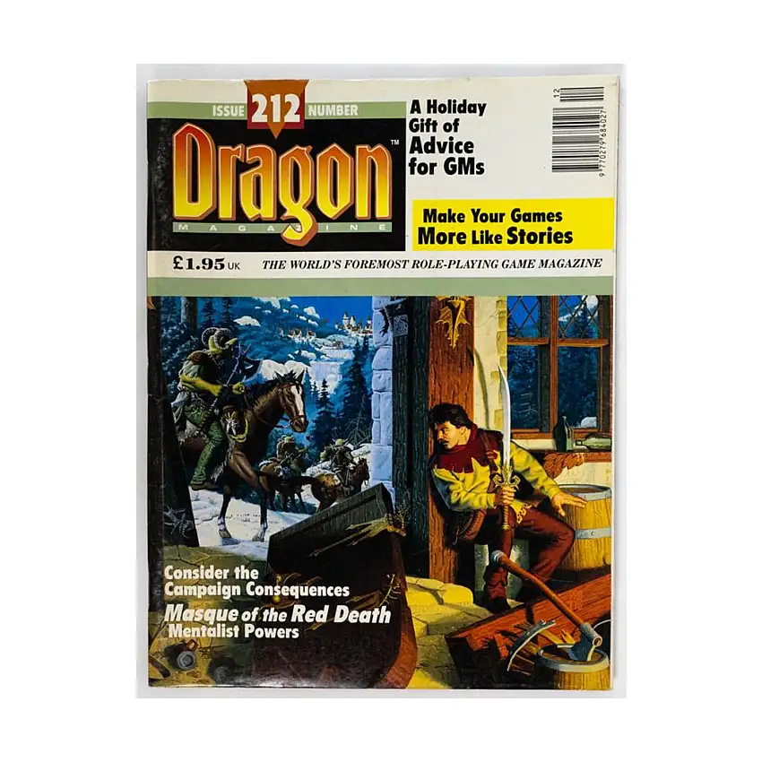 #212 "Advice for GMs, Make Your Games More Like Stories, Consider the Campaign Consequences"