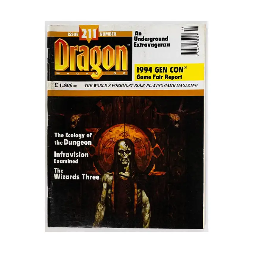 #211 "An Underground Extravaganza, 1994 Gen Con Report, The Ecology of the Dungeon"