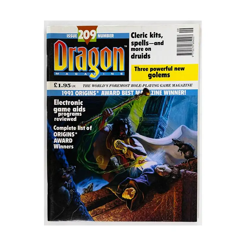 #209 "Cleric Kits, Three Powerful New Golems, Electronic Game Aids"