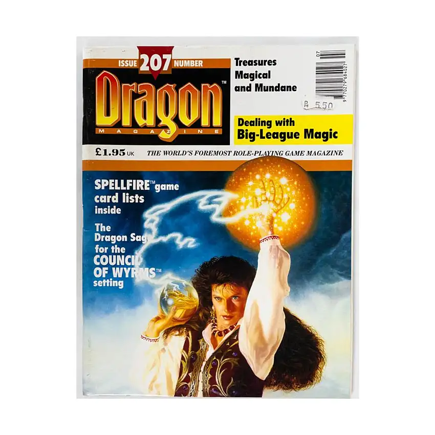 #207 "Treasures Magical and Mundane, Dealing With Big-League Magic, Spellfire Card Lists"