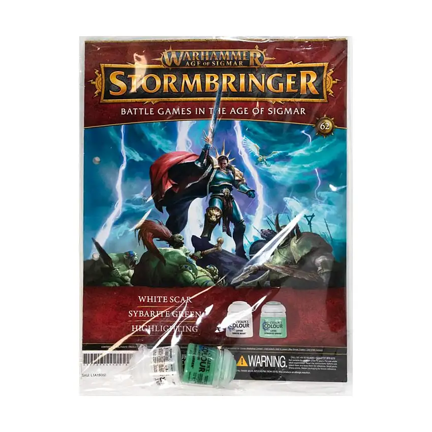 #62 w/White Scar & Sybarite Green Paints