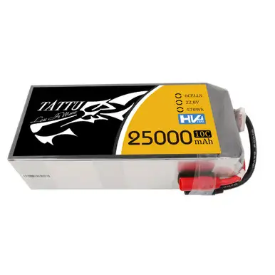 Tattu G-Tech 6S 25000mAh 10C 22.8V High Voltage Lipo Battery with AS150+AS150 Plug for UAV