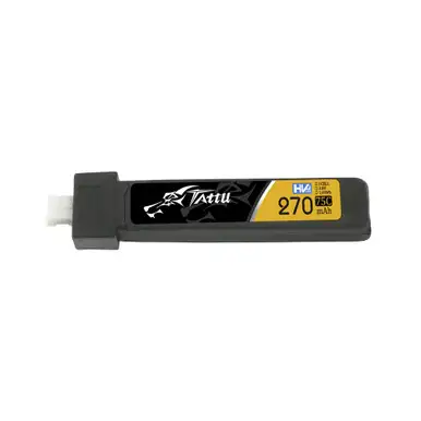 Tattu 270mAh 1S 75C 3.8V High Voltage Lipo Battery Pack with JST-PHR 2.0 Plug (5pcs)