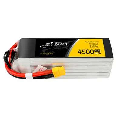 Tattu 4500mAh 6s 25C 22.2V Lipo Battery Pack with XT60 Plug