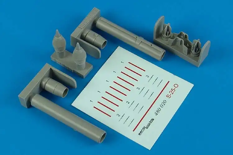 Aerobonus 480020 1/48 S25 O Air-to-Ground Rockets
