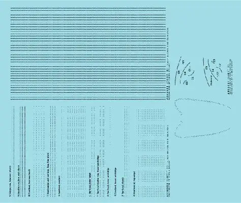 Archer Fine Transfers 88023 Surface Details: 1/72 U-Boat Rivets & Welds Detail Set