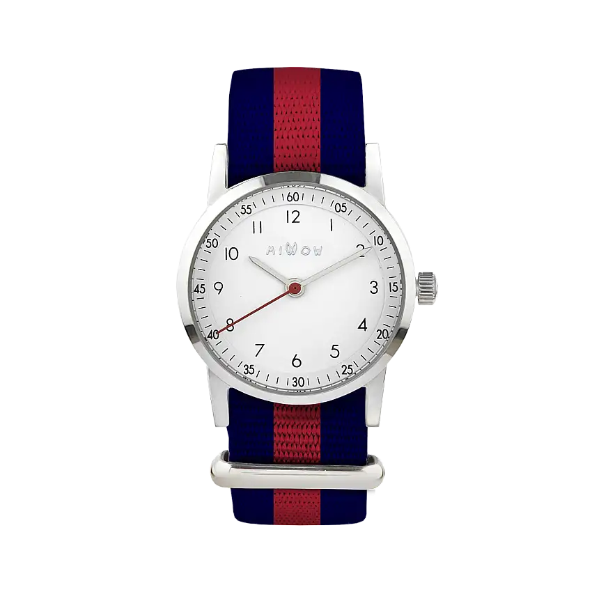Classic Kids Watch | Red Striped