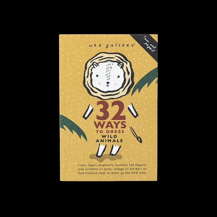 32 Ways To Dress Wild Animals - Activity Book