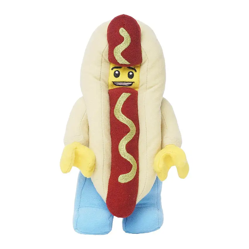 Lego Hot Dog Guy Plush Minifigure Small