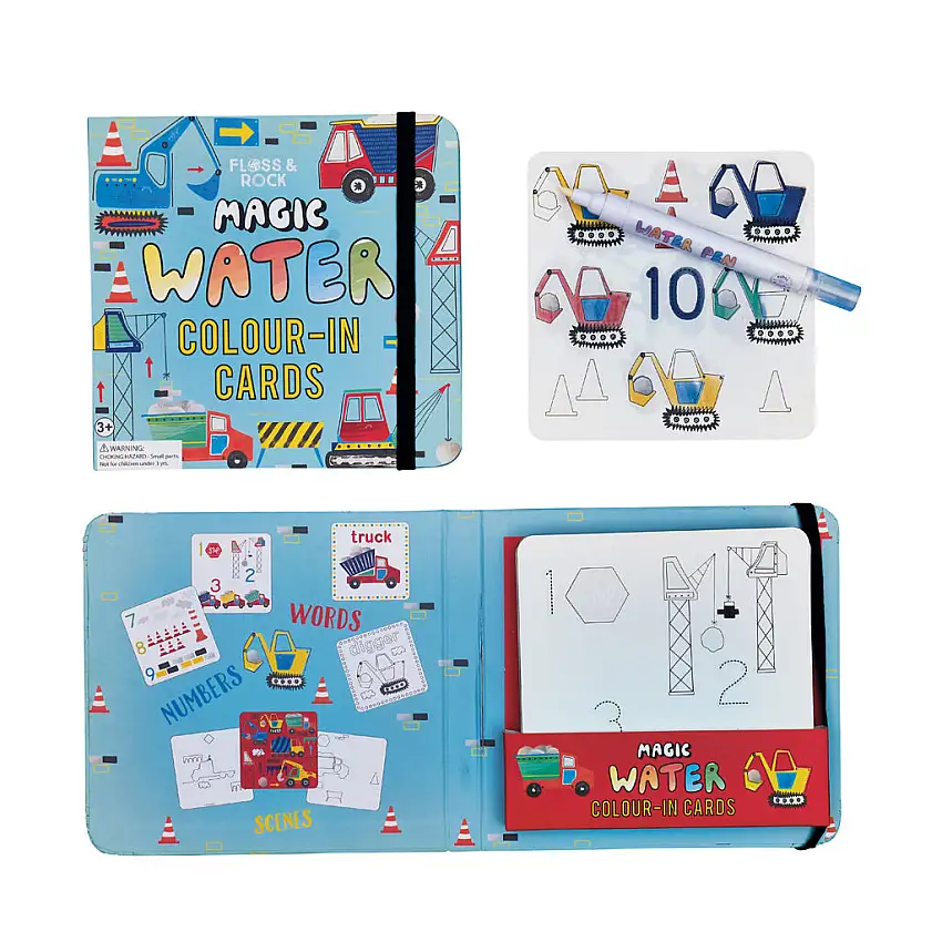 Magic Color Changing Water Cards - Construction