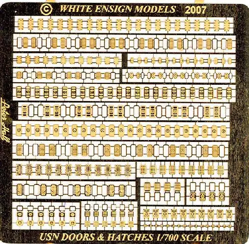 White Ensign Models 777 1/700 WWII USN Doors/Hatches