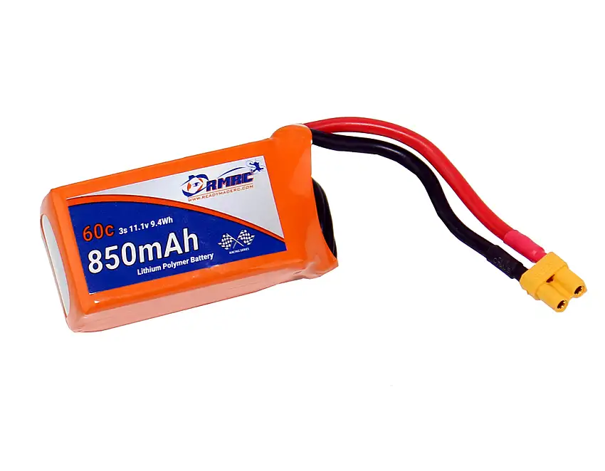 RMRC Orange Series - 850mAh 3S 60C Lipo - XT30 (9.4Wh)