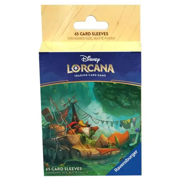 Disney Lorcana TCG: Into the Inklands - Robin Hood Sleeves (65-Pack)