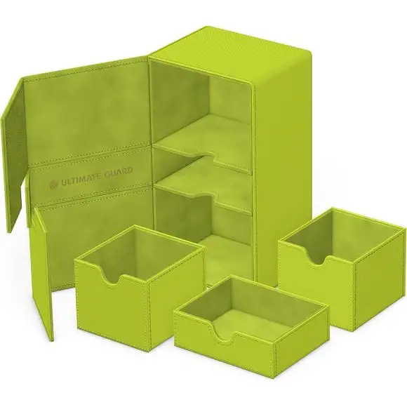Ultimate Guard Twin FlipnTray 200+ XenoSkin Summer Edition Deck Case - Lime