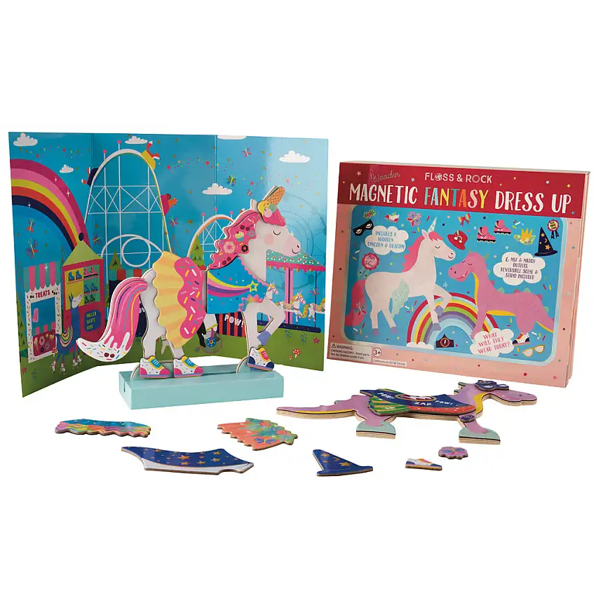 Magnetic Dress Up Fantasy Pets - Wooden Toy