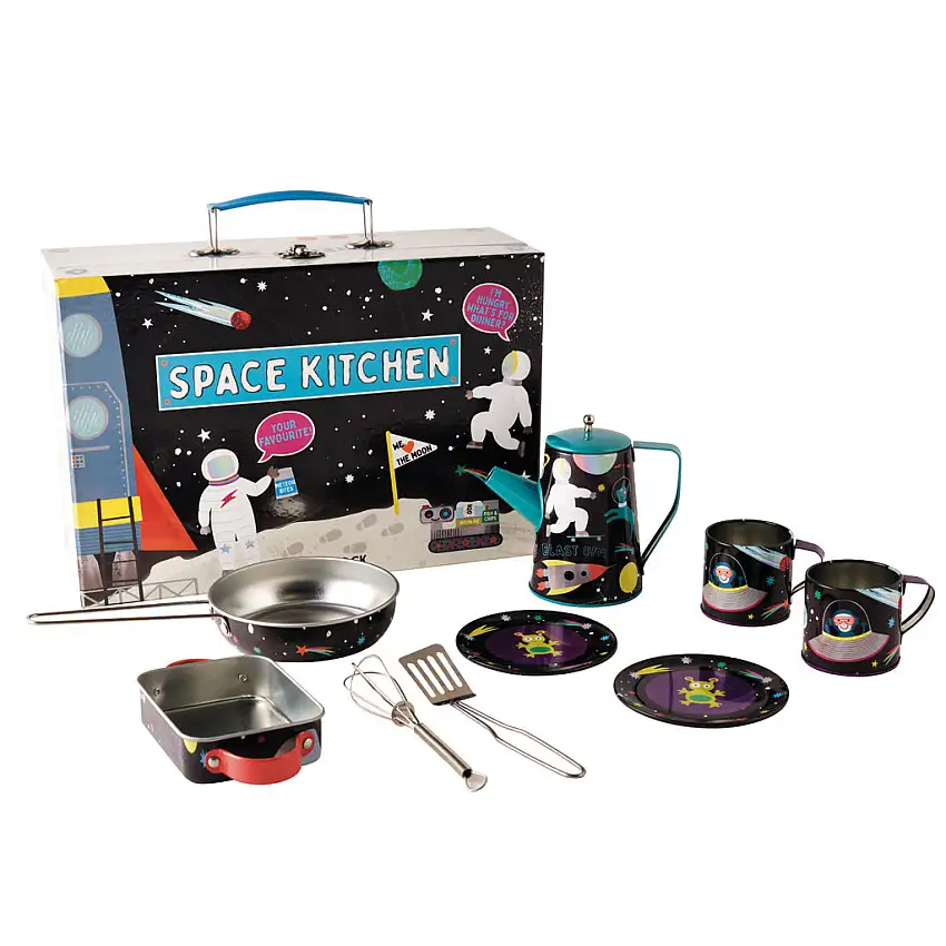 Tin Kitchen Set 10 Piece - Space