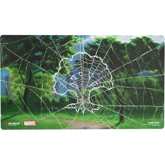 Gamegenic: Magic: The Gathering: Spider-Man Shiny Playmat - Forest